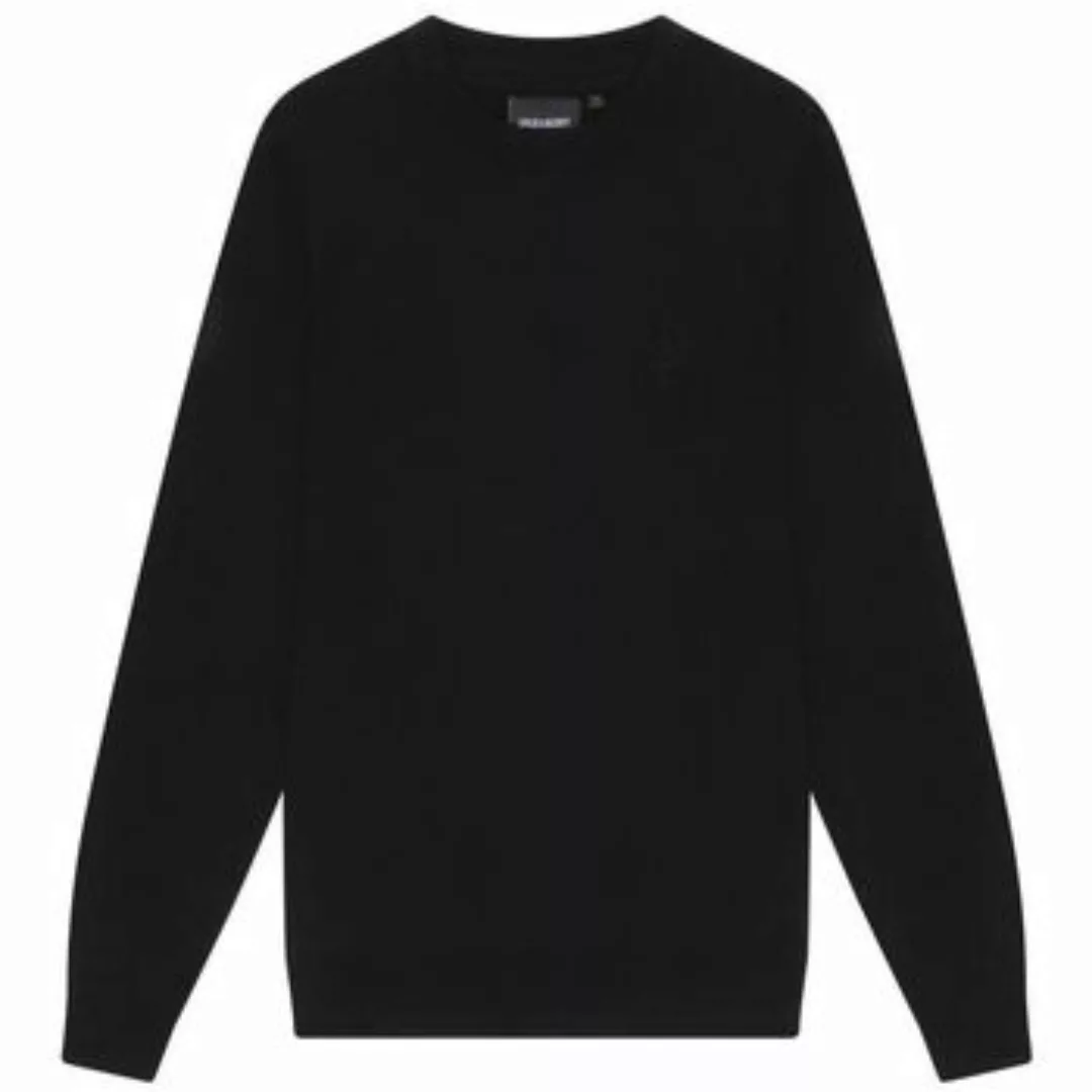 Lyle & Scott  Pullover KN2121VC TONAL CREW MWRINO-Z86. BLACK günstig online kaufen