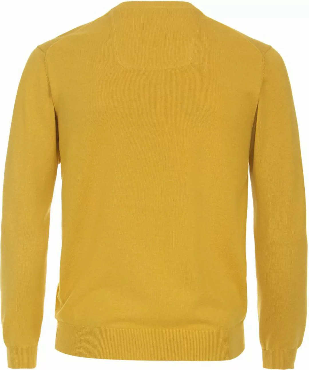 Casa Moda Pullover V-Ausschnitt Gelb - Größe 3XL günstig online kaufen