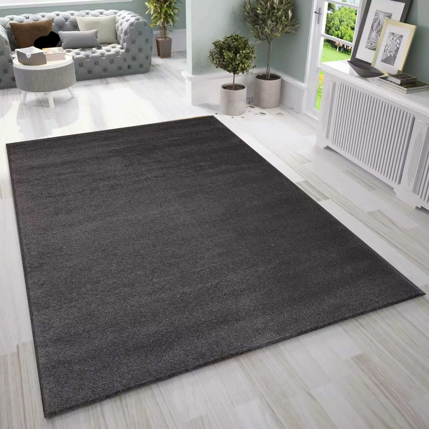Vimoda Fellteppich Wohnzimmer Teppich hochflor Weich,&, günstig online kaufen
