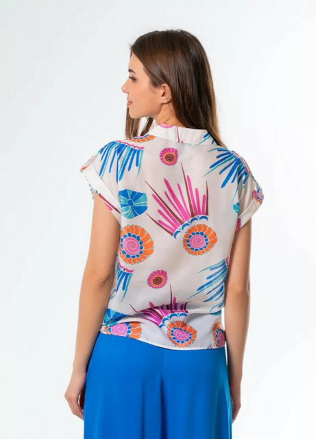 AGM PREMIUM T-Shirt Kasia Multicolor Atmungsaktiv günstig online kaufen