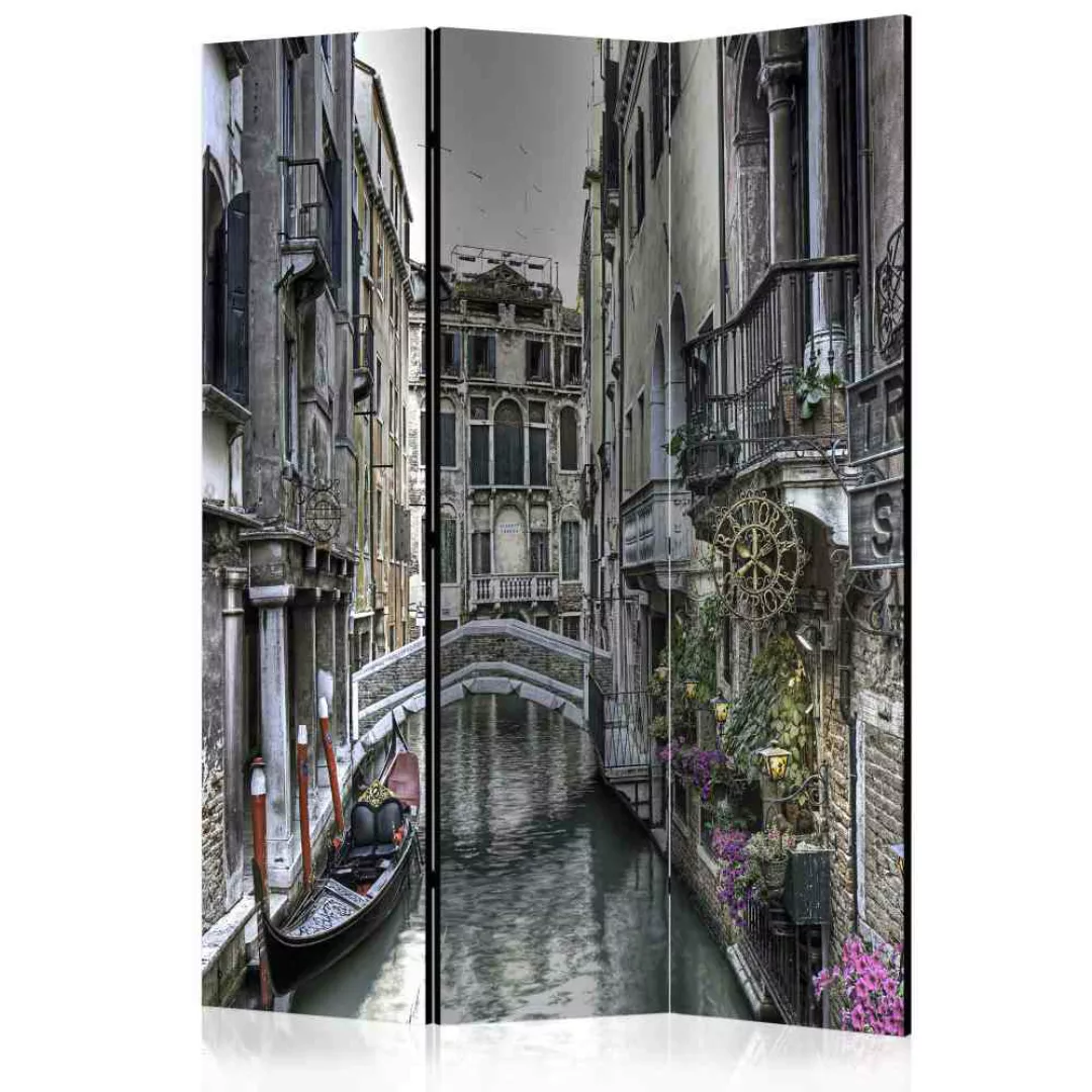 Raumteiler Paravent mit Wasserschloss in Venedig 3 teilig günstig online kaufen