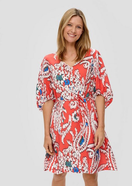 s.Oliver Sommerkleid Kleid, ORANGE günstig online kaufen