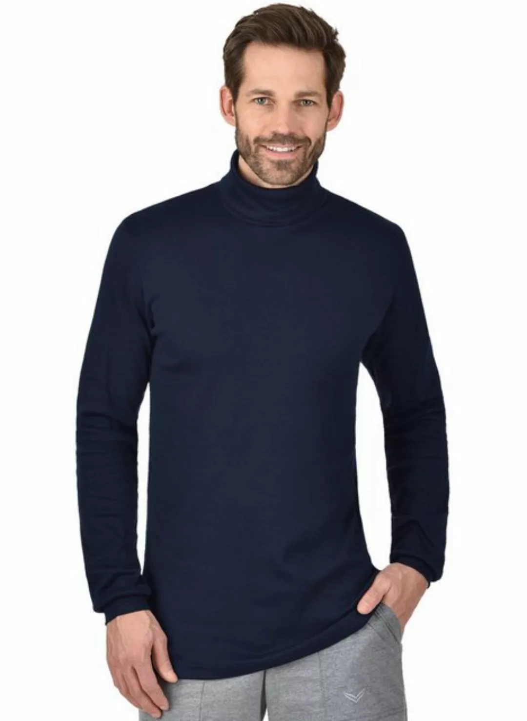 Trigema Rollkragenshirt TRIGEMA Langarm Ski- und Sport-Rollkragenpullover ( günstig online kaufen