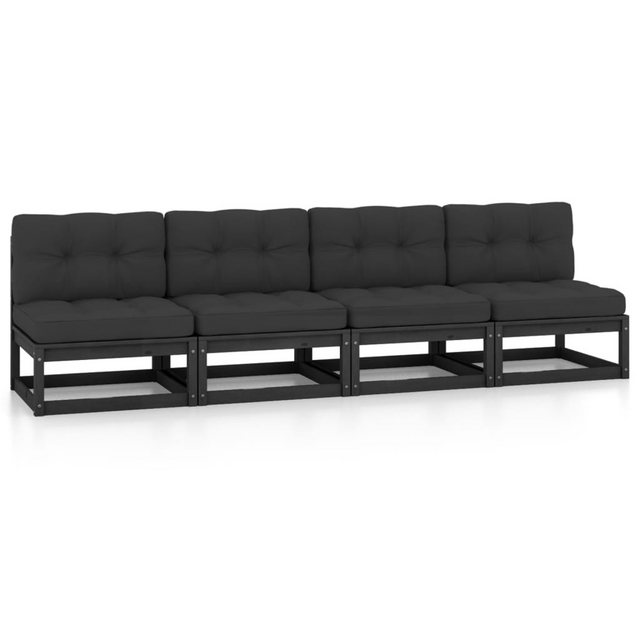 4-sitzer-gartensofa Mit Kissen Kiefer Massivholz günstig online kaufen