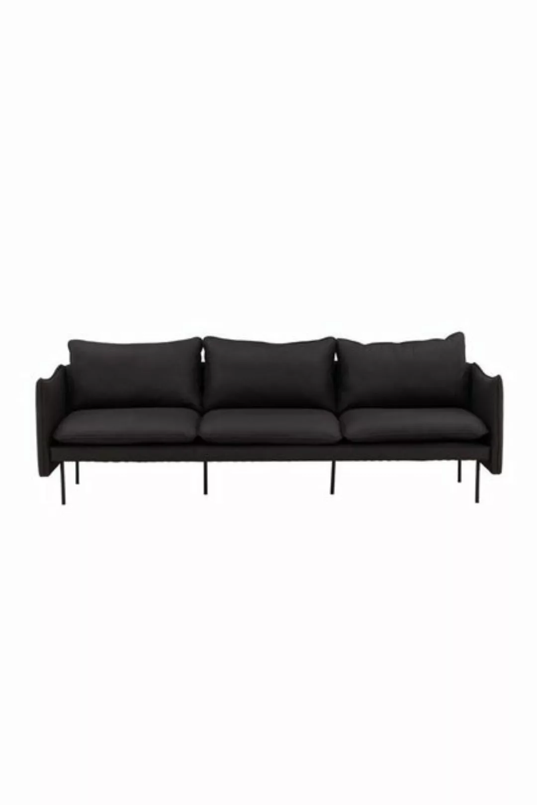 ebuy24 Sofa Brunskär Sofa 3 Personen schwarz. günstig online kaufen