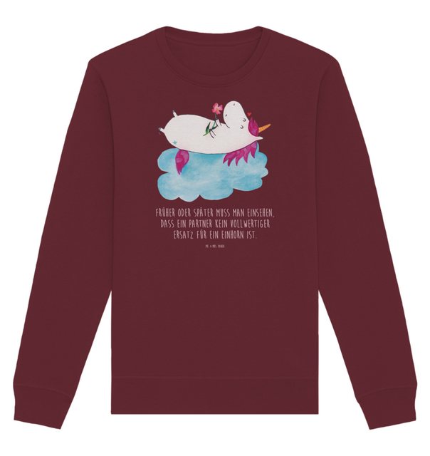 Mr. & Mrs. Panda Longpullover Größe XL Einhorn Verliebt - Burgundy - Gesche günstig online kaufen