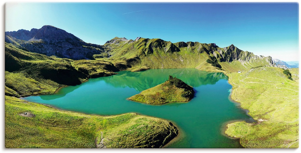 Artland Leinwandbild "Schrecksee Bayerischen Hochalpen", Berge & Alpenbilde günstig online kaufen
