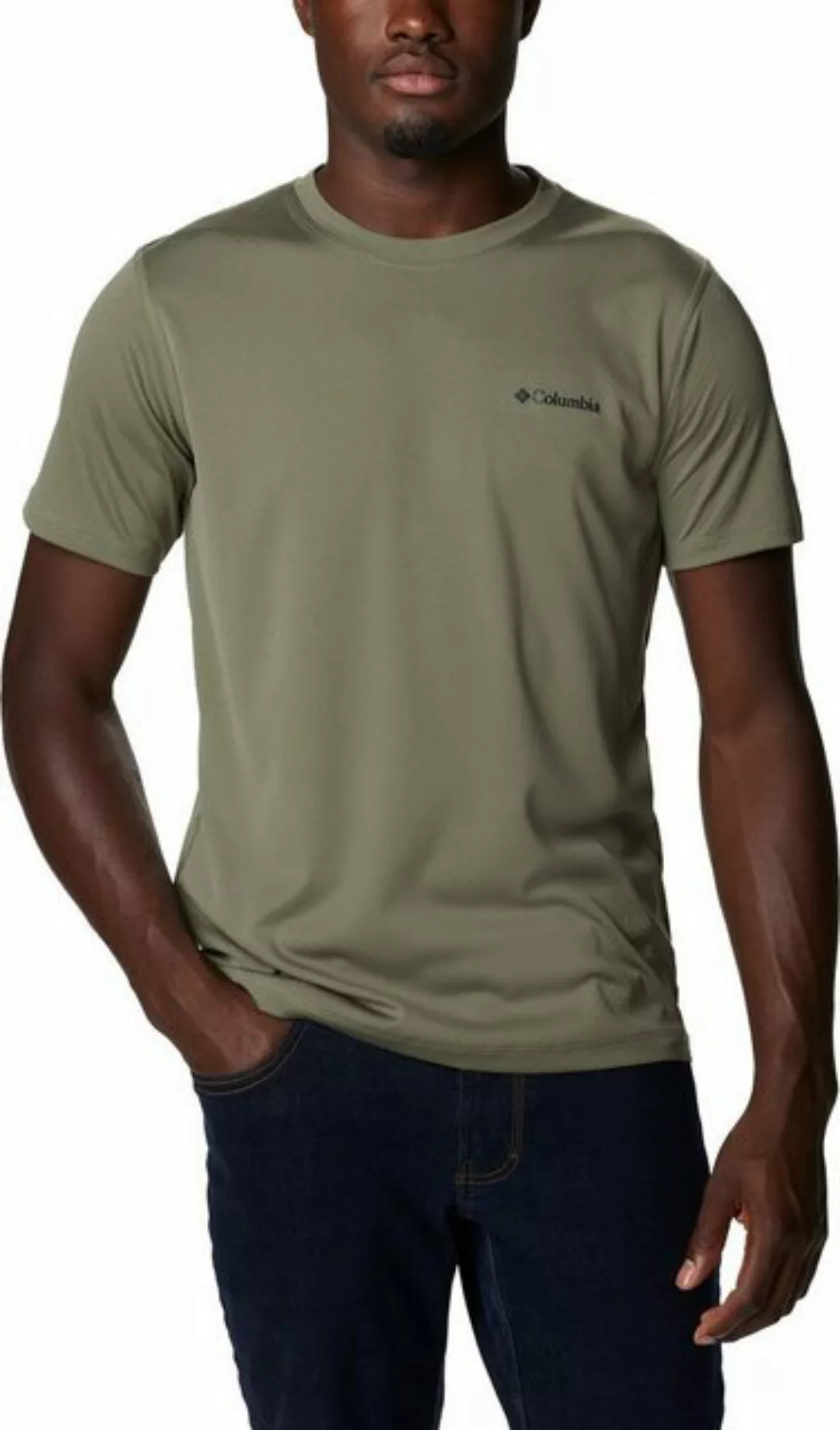 Columbia Kurzarmshirt Zero Rules Short Sleeve Shirt STONE GREEN günstig online kaufen