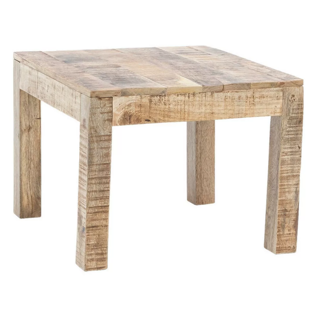 Couchtisch 60 x 60 x 47 cm Massiv-Holz Mango Natur | Landhaus-Stil Wohnzimm günstig online kaufen