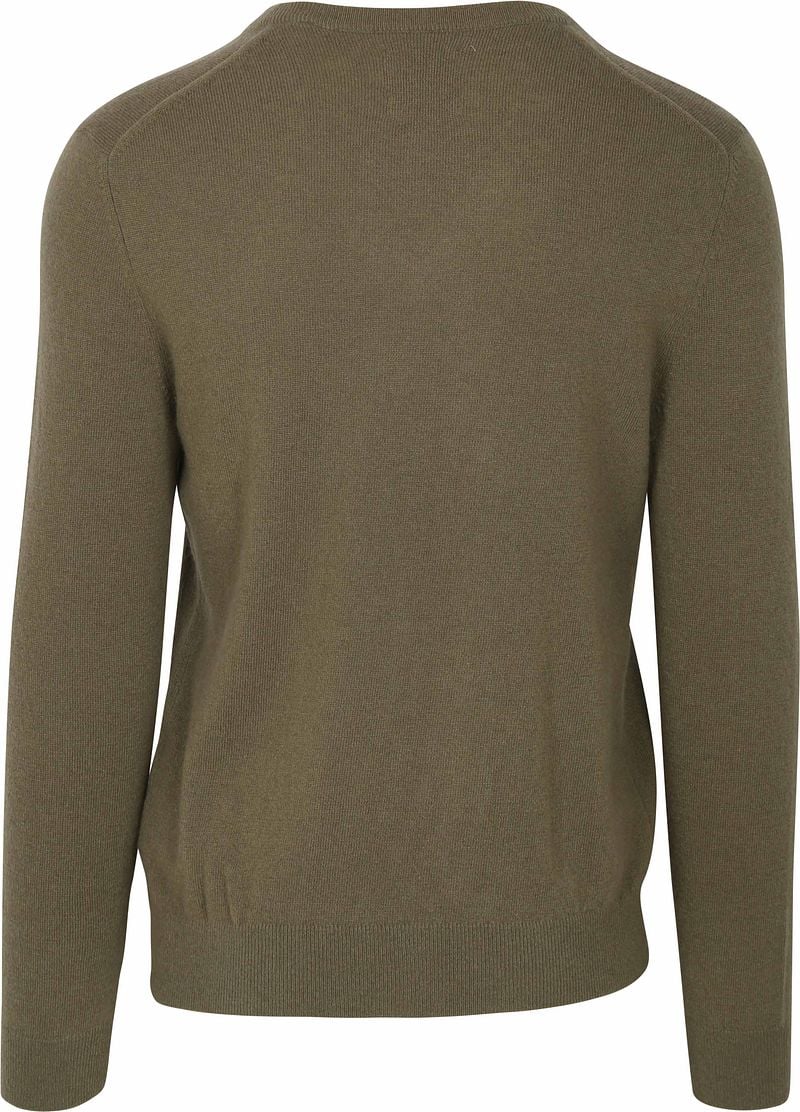 Gant Pullover V-Ausschnitt Wool Blend Army Grün - Größe XL günstig online kaufen