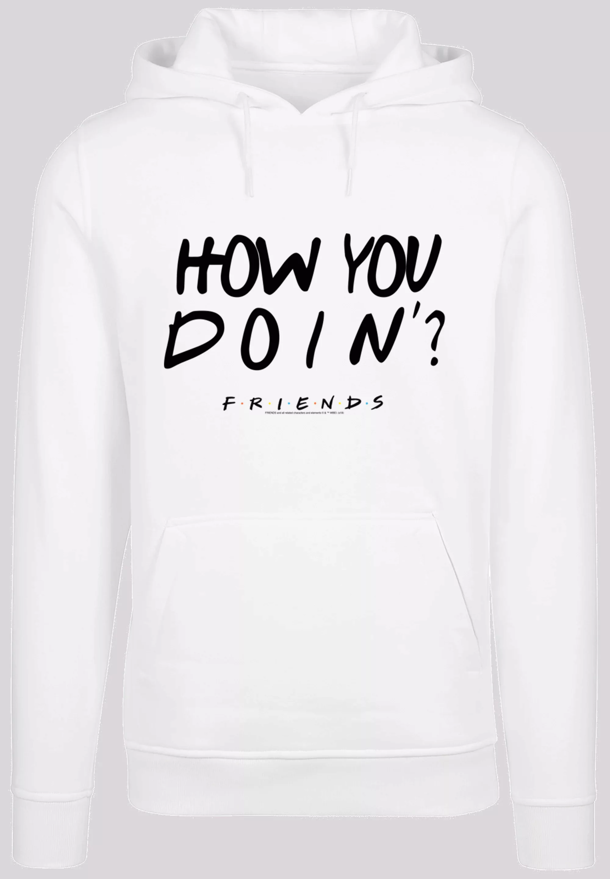 F4NT4STIC Sweatshirt "F4NT4STIC Herren Friends How You Doin? -WHT with Heav günstig online kaufen