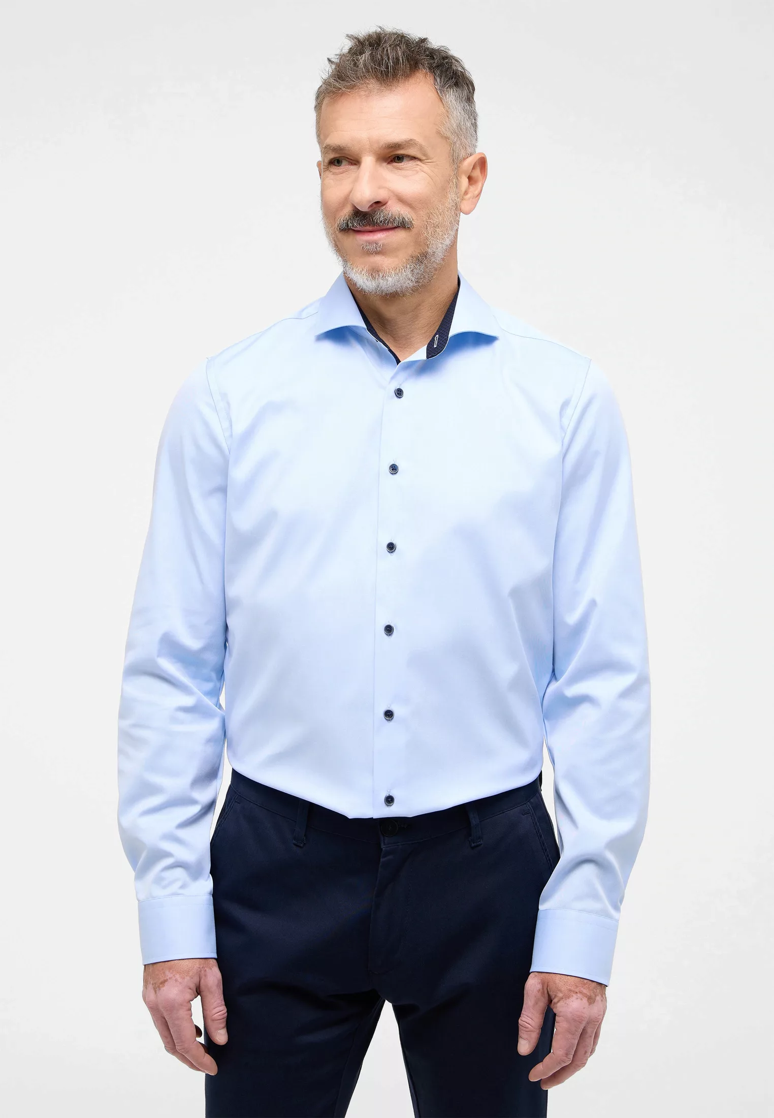 Eterna Businesshemd - Hemd langarm blickdicht - modern fit - Cover Shirt Tw günstig online kaufen