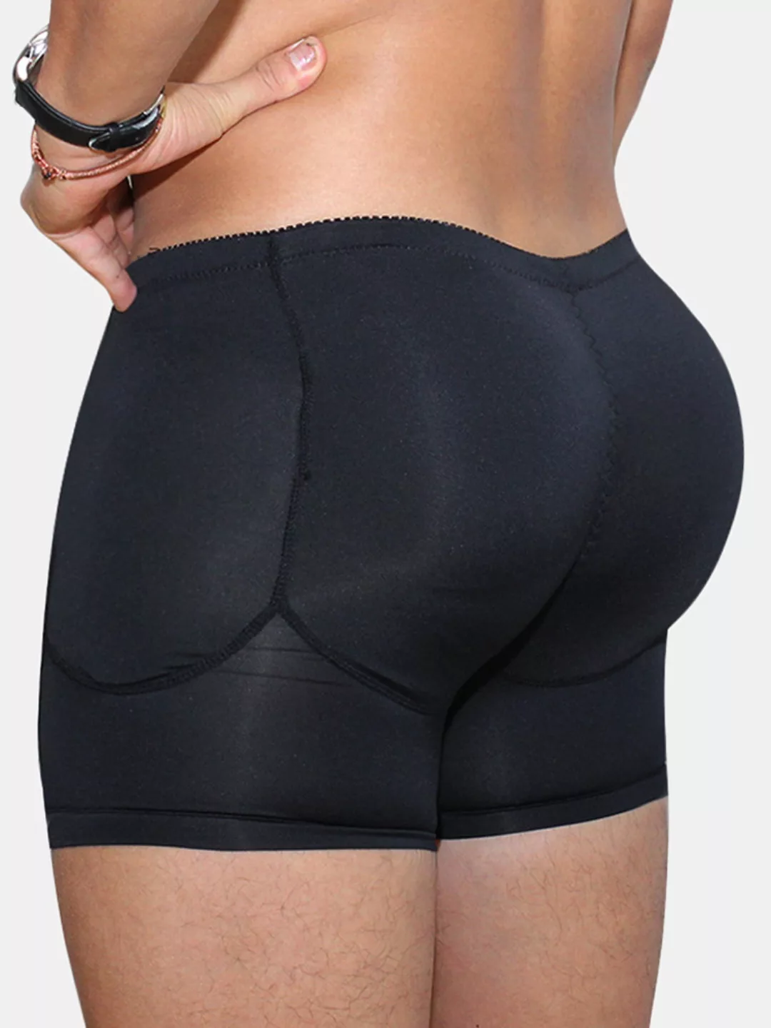 Männer Atmungsaktive Butt Lifting Unterwäsche BodyBuilding Compression Boxe günstig online kaufen