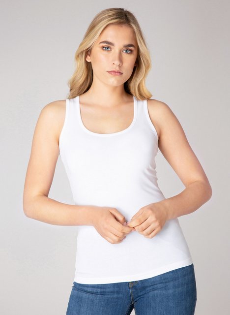 Base Level Tanktop "Yippie", in Unifarbe günstig online kaufen