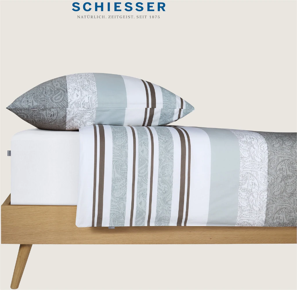 Schiesser Spannbettlaken »Flexi aus 95% Baumwolle und 5% Elastahan in Premi günstig online kaufen