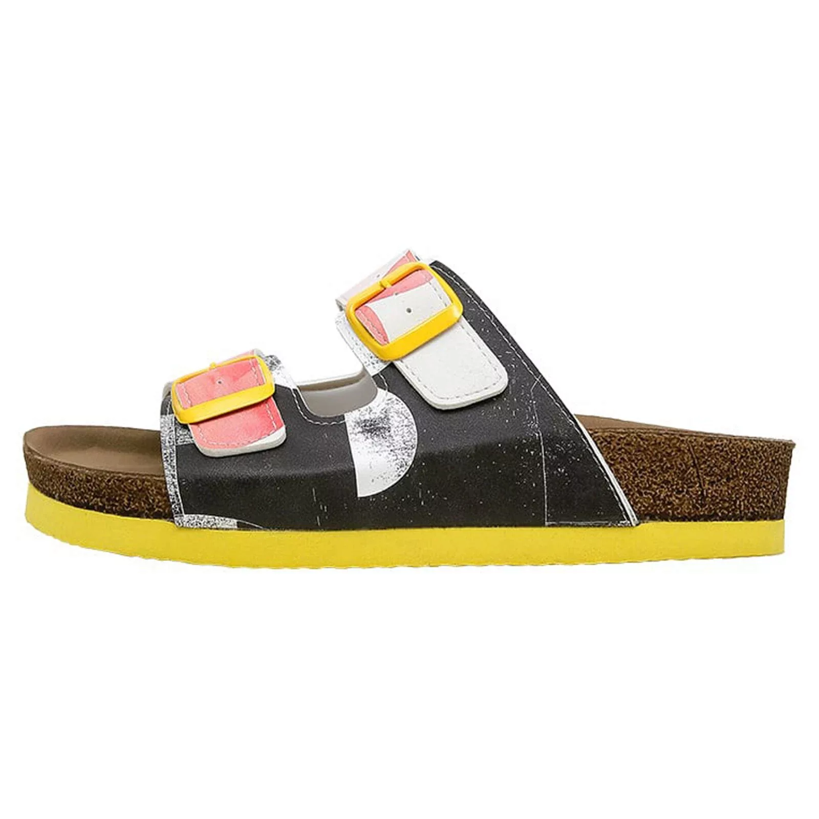DOGO Pantolette "Stella Pantolette Geometric Shapes Damen Sandalen", Handge günstig online kaufen