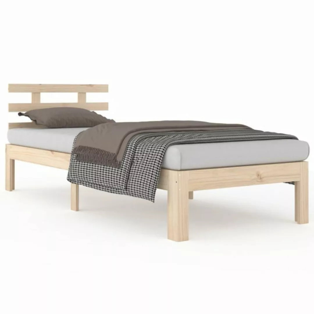 furnicato Bett Massivholzbett 75x190 cm günstig online kaufen