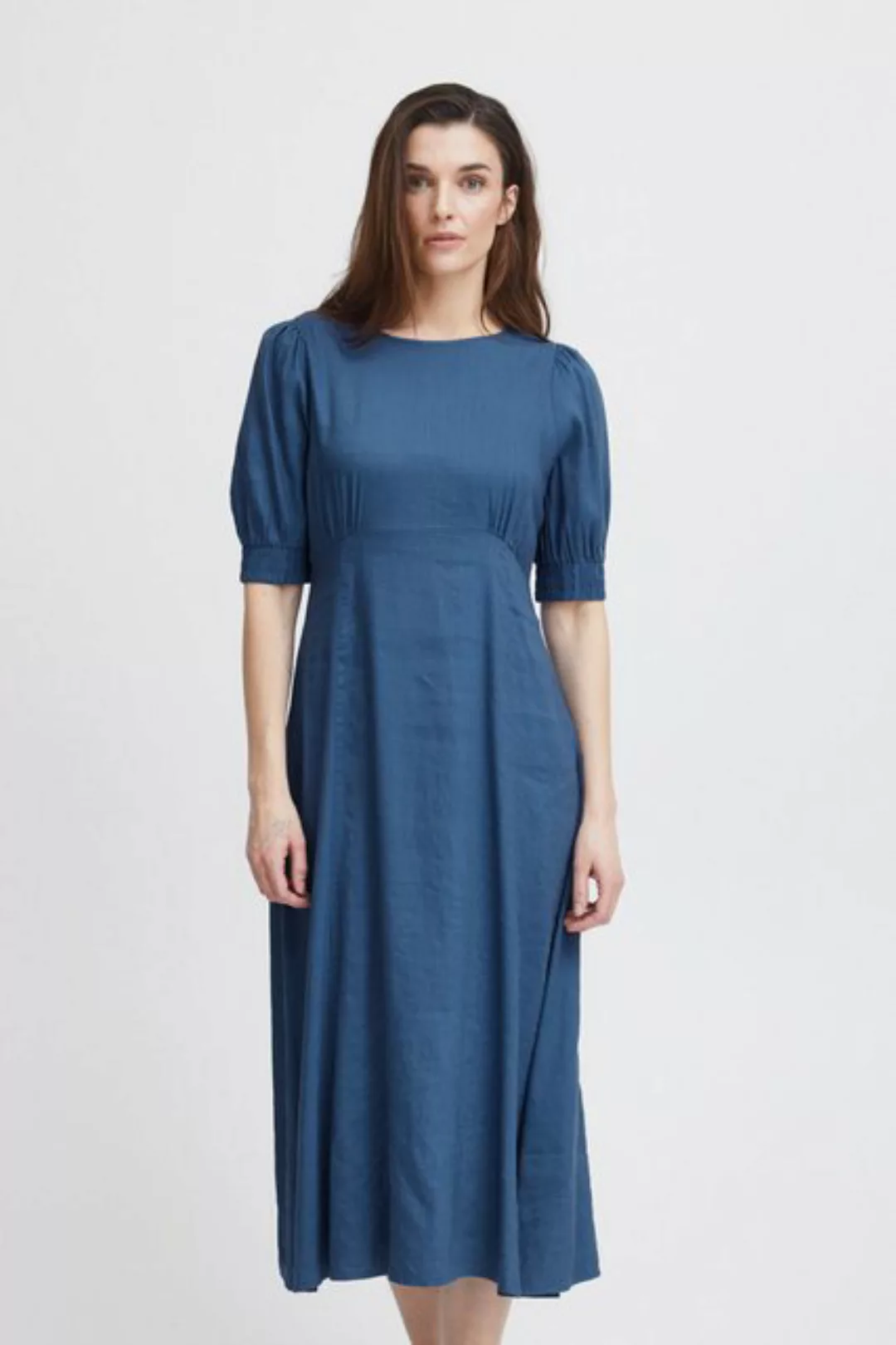 Pulz Jeans Maxikleid PZLUCA Long SS Dress Dress aus Leinenmix günstig online kaufen