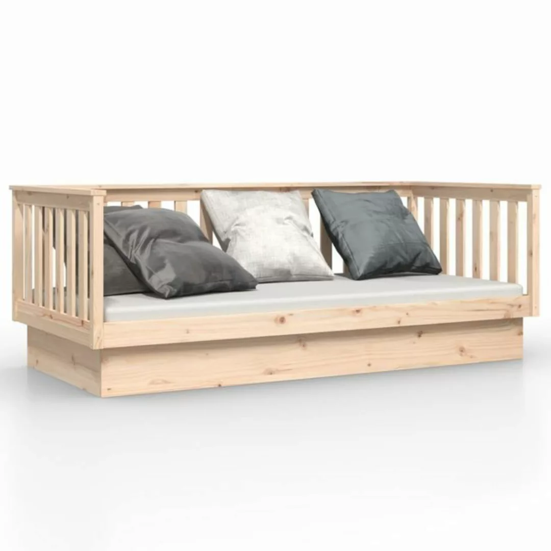 vidaXL Gästebett Gästebett Tagesbett 100x200 cm Massivholz Kiefer Bett Bett günstig online kaufen