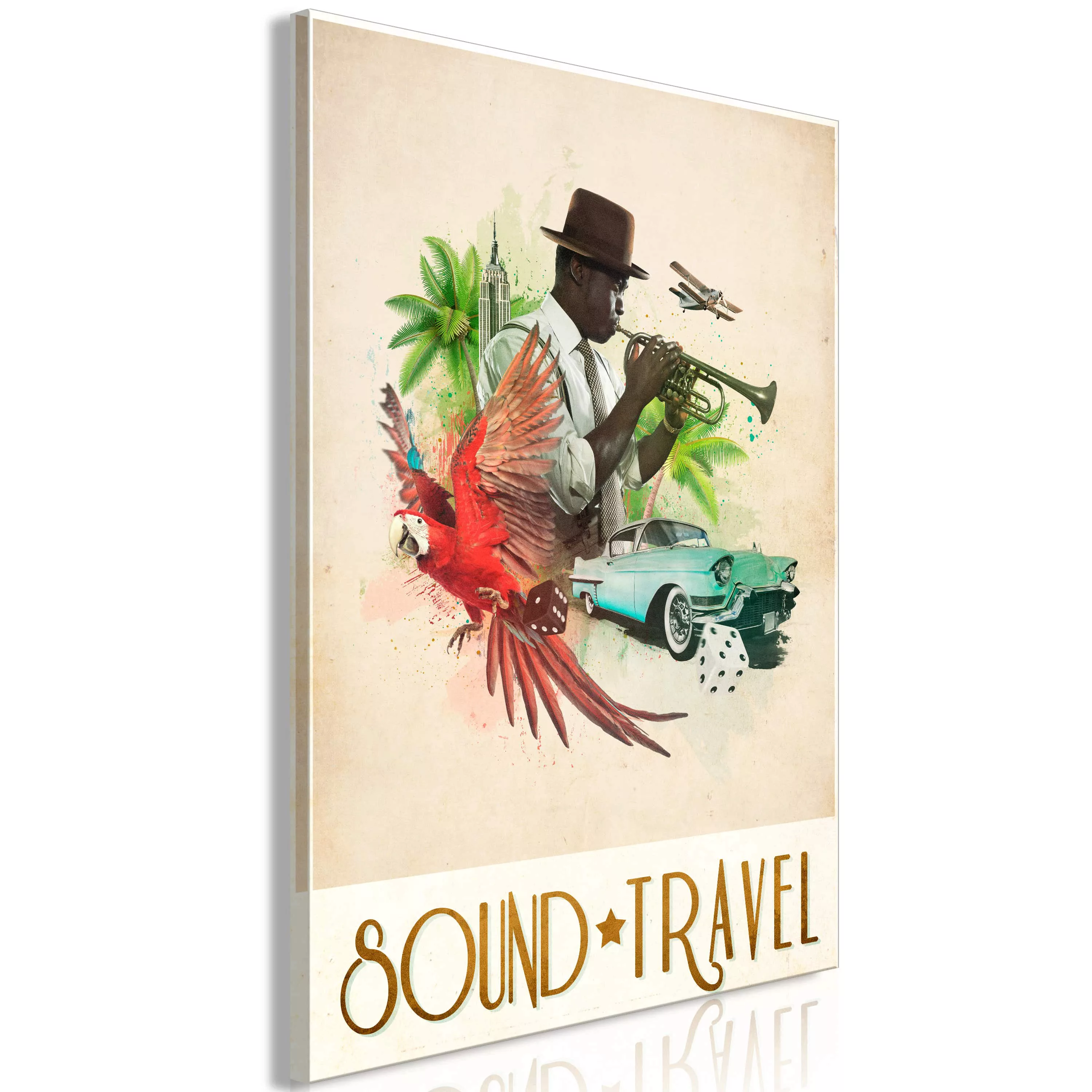 Wandbild - Sound Travel (1 Part) Vertical günstig online kaufen
