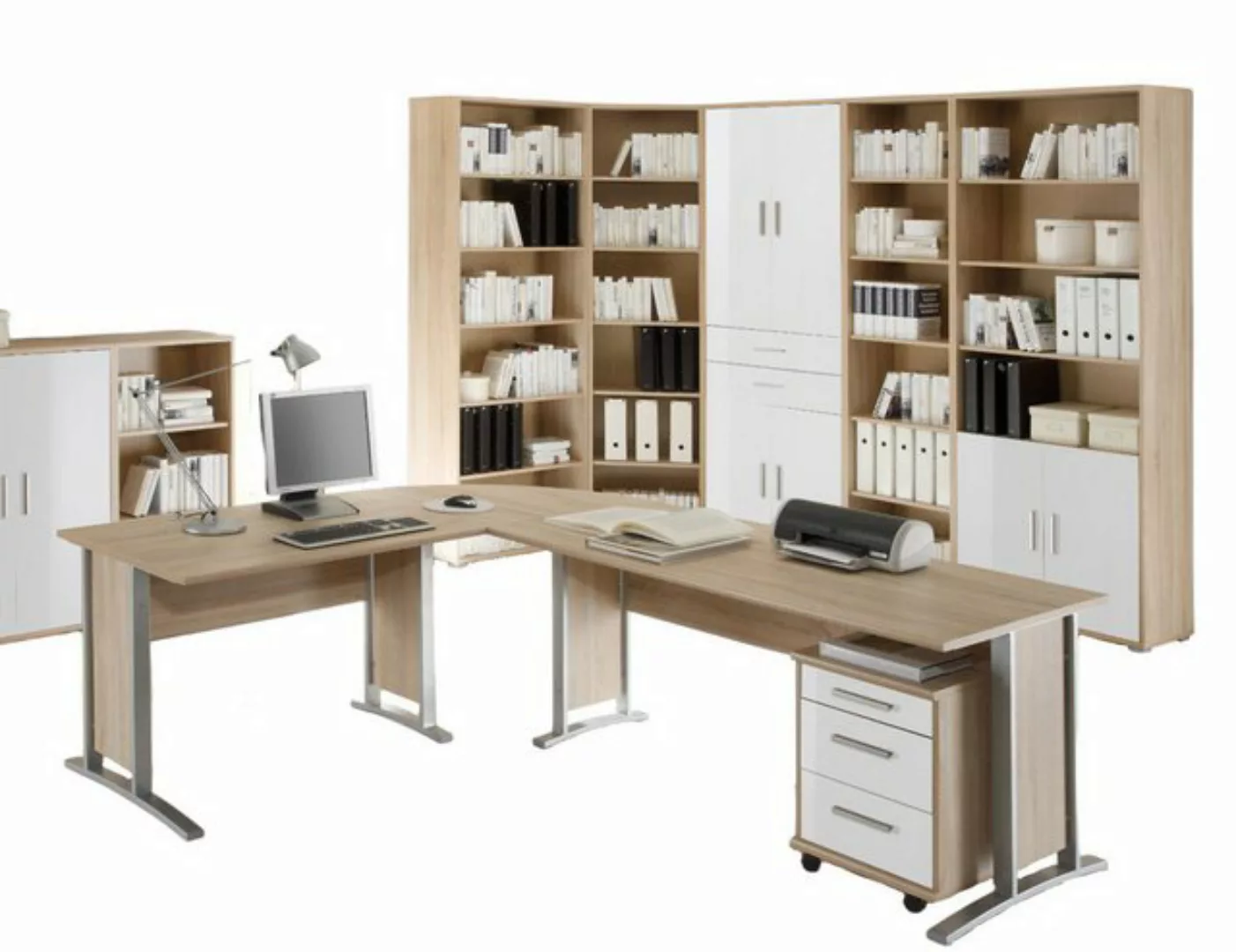 moebel-dich-auf Aktenschrank OFFICE LINE (220, Büromöbel-Set Arbeitszimmer günstig online kaufen