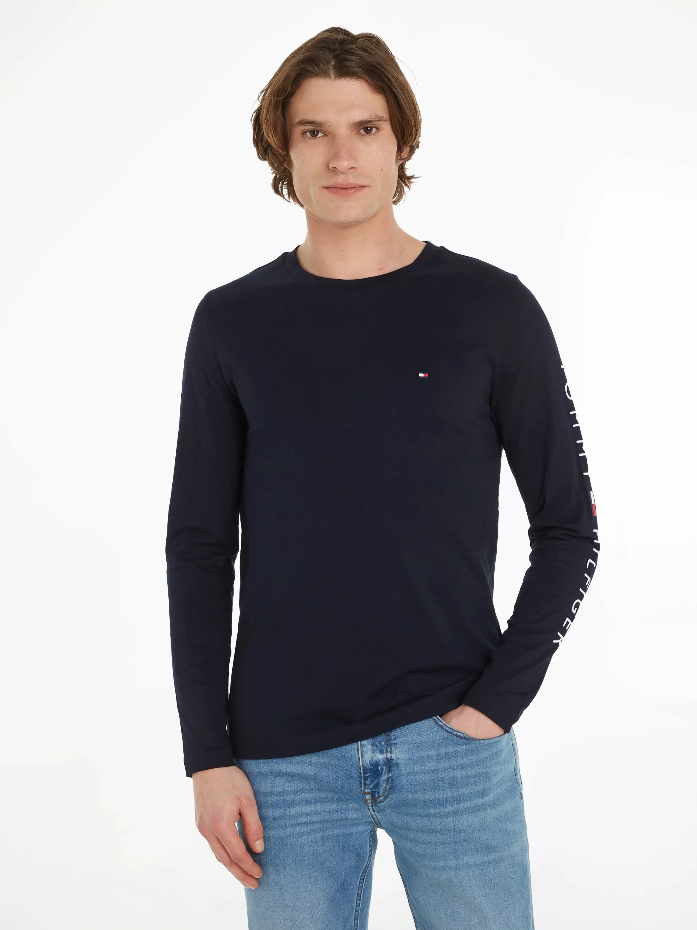 Tommy Hilfiger Longsleeve TOMMY LOGO LONG SLEEVE TEE mit Logodruck günstig online kaufen