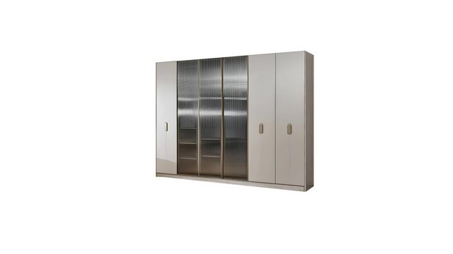 Xlmoebel Kleiderschrank Neuer Designer Holzschrank für das beige Schlafzimm günstig online kaufen