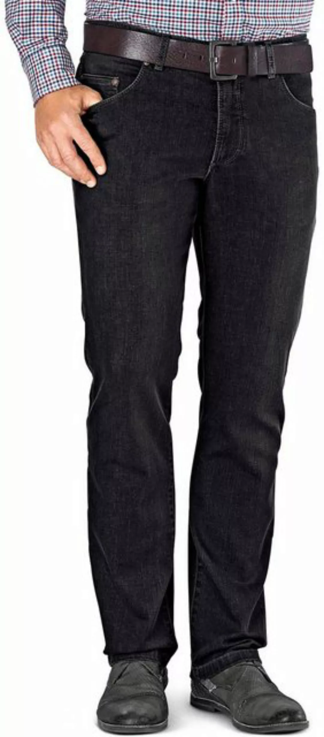 EUREX by BRAX Regular-fit-Jeans EUREX BY BRAX Stretch-Jeans schwarz günstig online kaufen