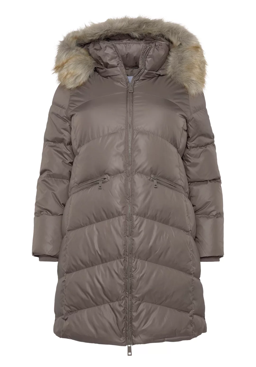 Calvin Klein Curve Steppmantel ESSENTIAL REAL DOWN COAT INCLU mit praktisch günstig online kaufen