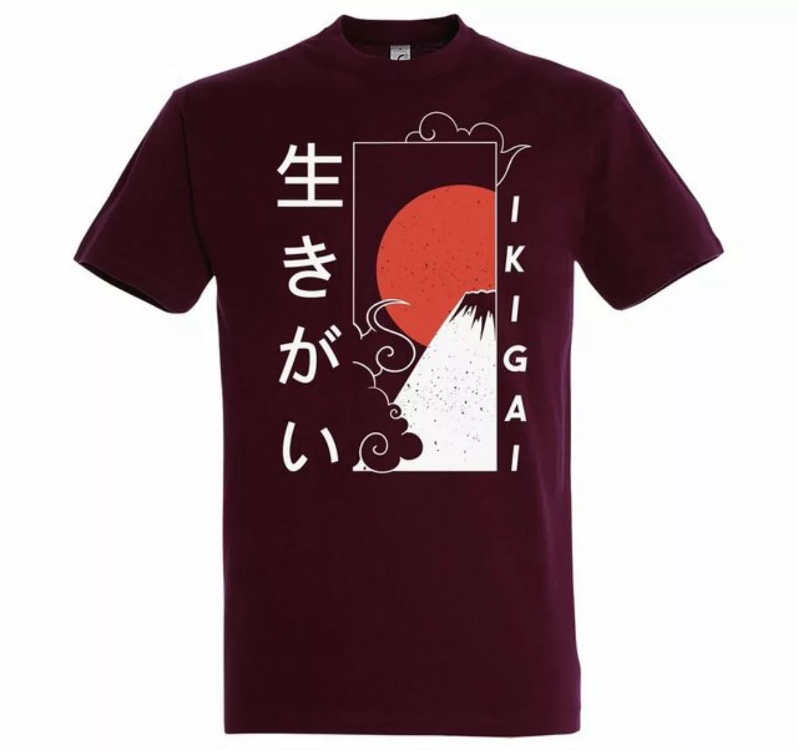 Youth Designz T-Shirt Ikigai Japan Herren Shirt mit trendigem Frontprint günstig online kaufen