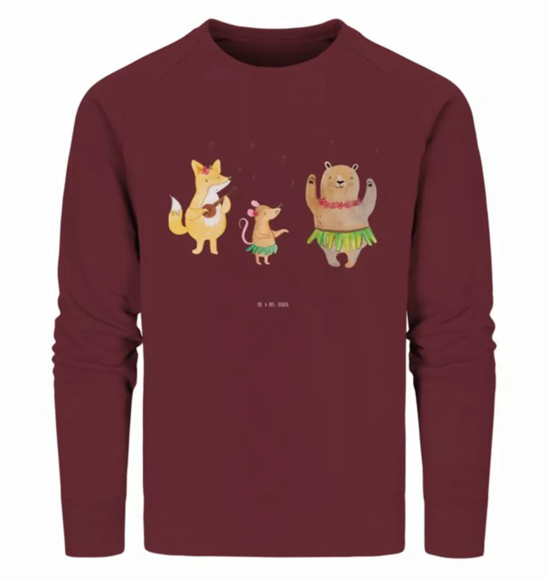 Mr. & Mrs. Panda Longpullover Größe S Waldtiere Aloha - Burgundy - Geschenk günstig online kaufen