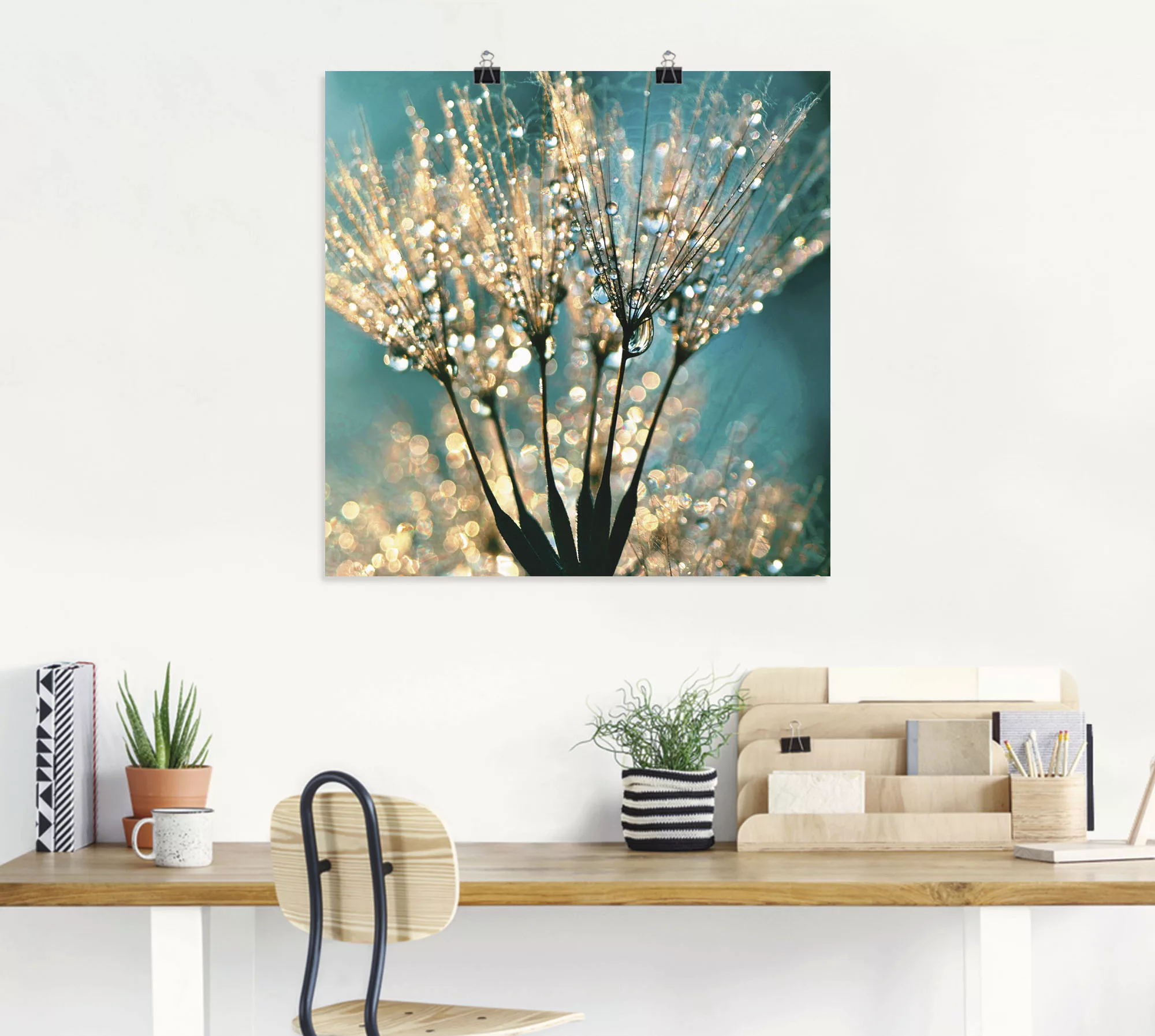 Artland Wandbild »Pusteblume Schirmchen abstrakt«, Blumen, (1 St.), als Alu günstig online kaufen