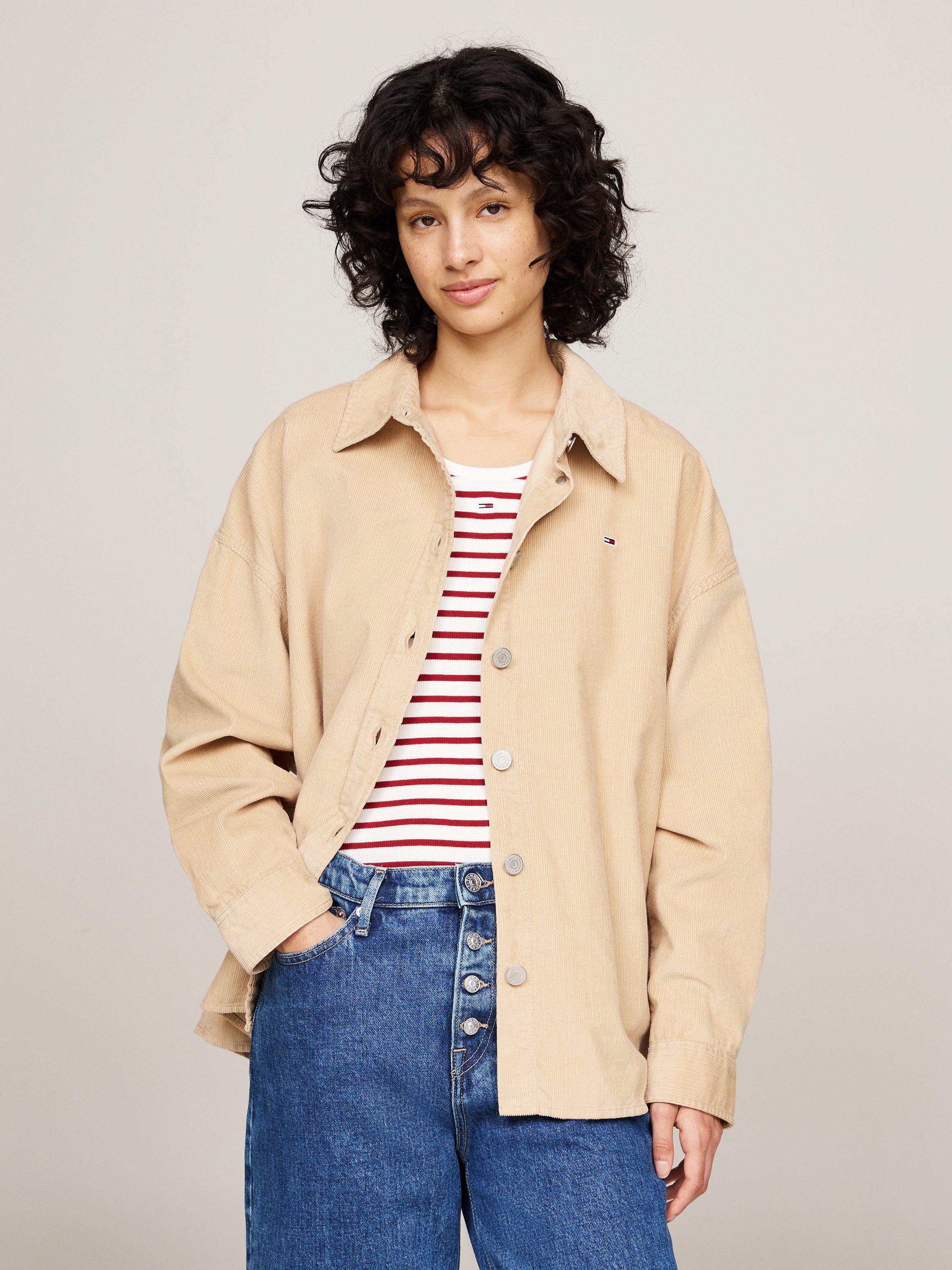 Tommy Jeans Outdoorbluse TJW FINE CORD günstig online kaufen