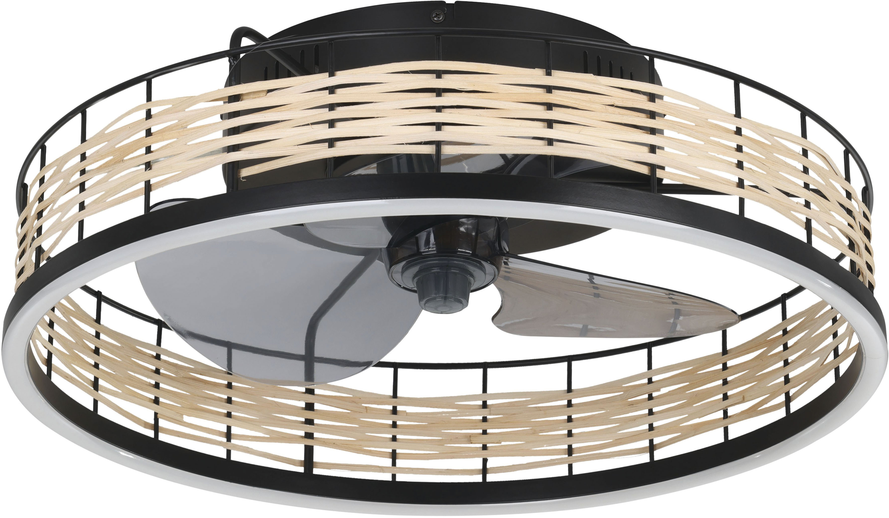 EGLO Frana LED-Deckenleuchte mit Ventilator günstig online kaufen