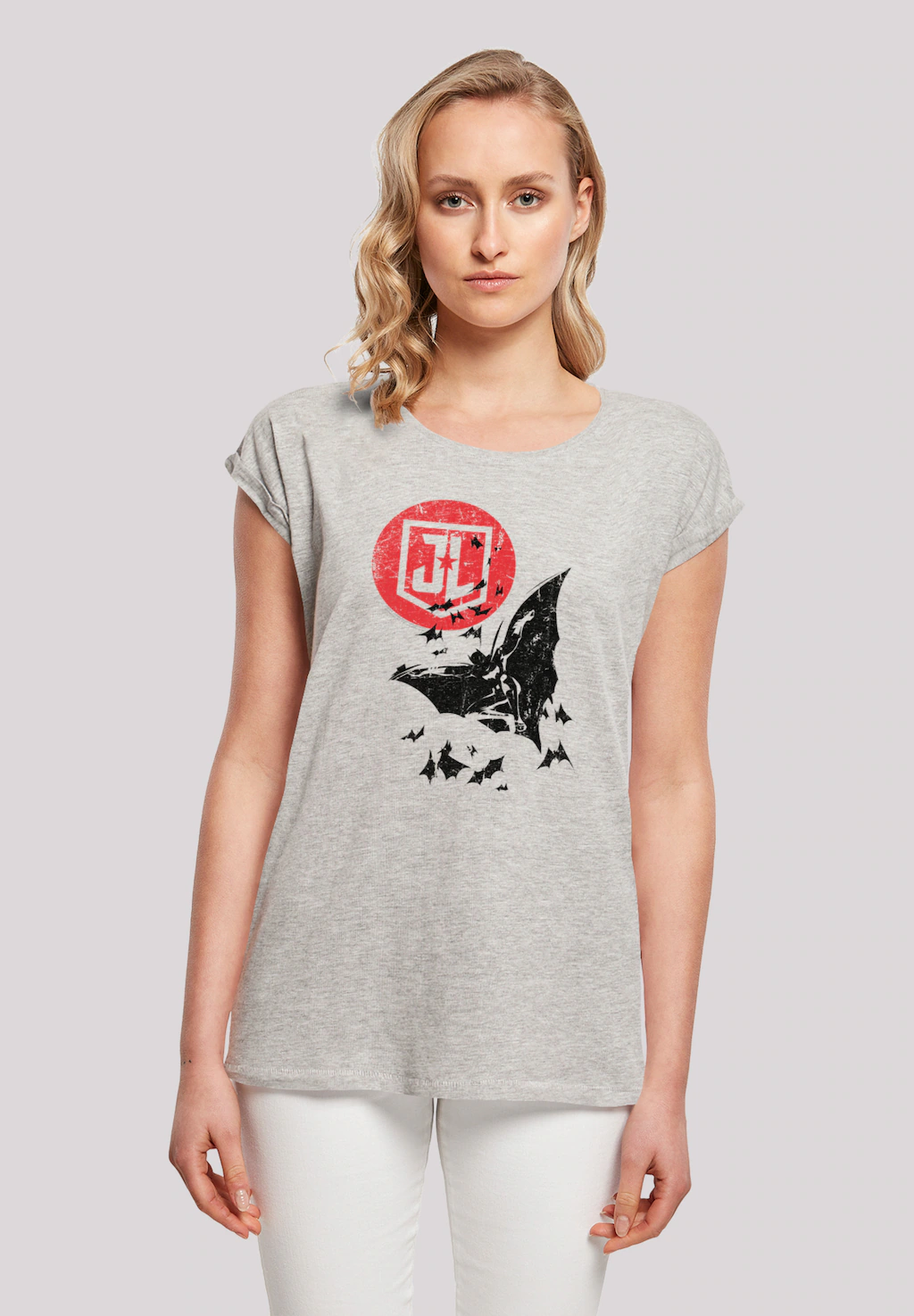 F4NT4STIC T-Shirt "DC Comics Justice League Movie Batman Moon Leap", Print günstig online kaufen