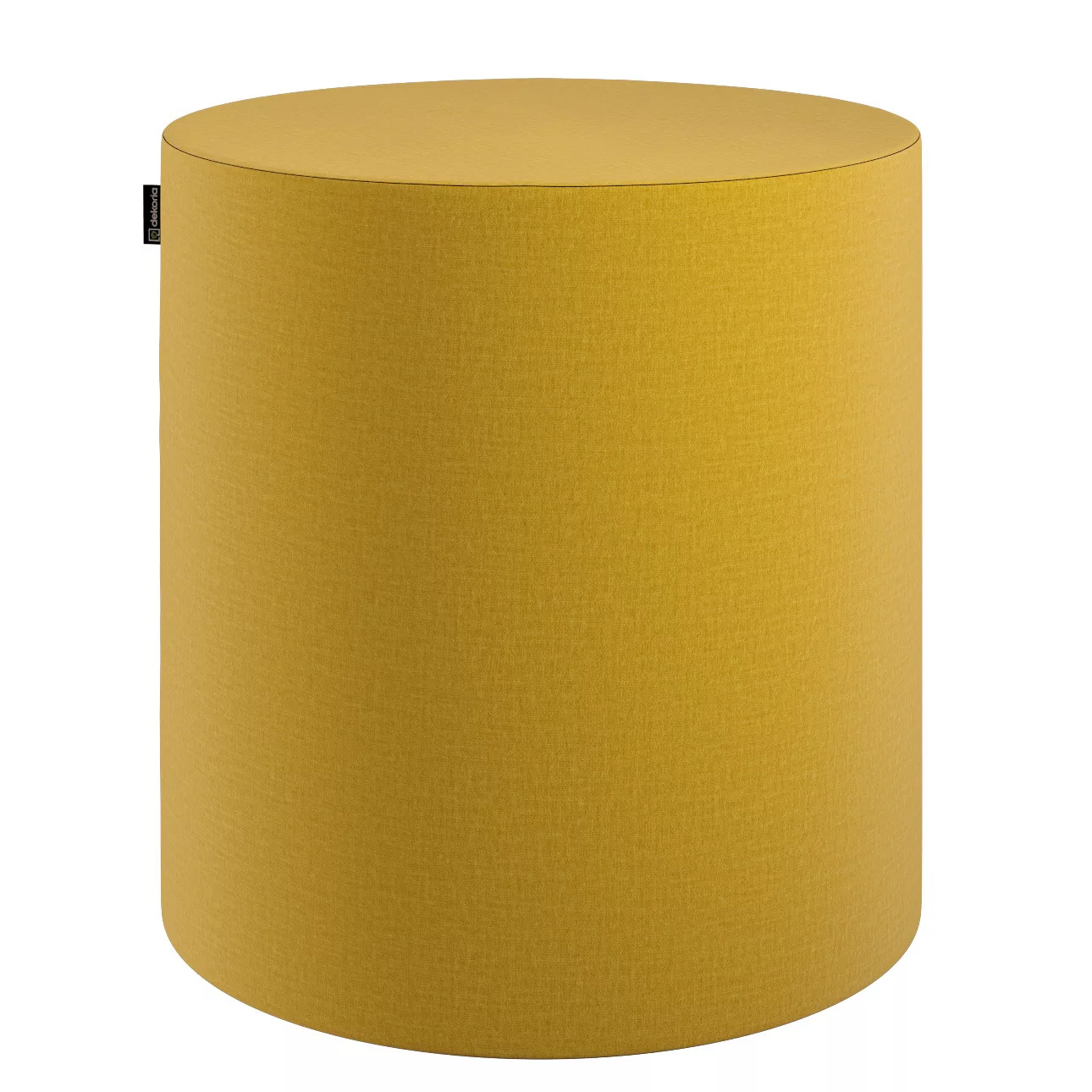 Pouf Barrel, honiggelb, ø40 cm x 40 cm, Ingrid (705-46) günstig online kaufen