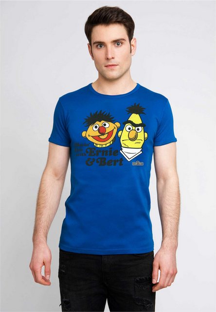 LOGOSHIRT T-Shirt Ernie und Bert mit witzigem Print günstig online kaufen