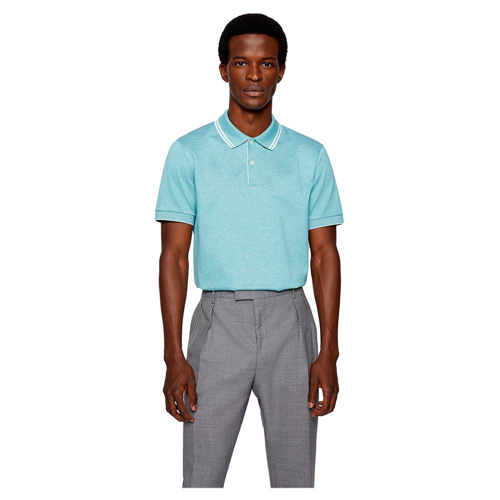 Boss Parlay Kurzarm-poloshirt XL Turquoise/Aqua günstig online kaufen