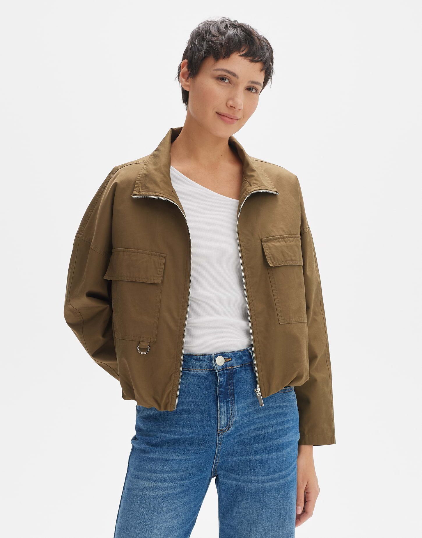 OPUS Kurzjacke HANNEKA Loose im Utility günstig online kaufen