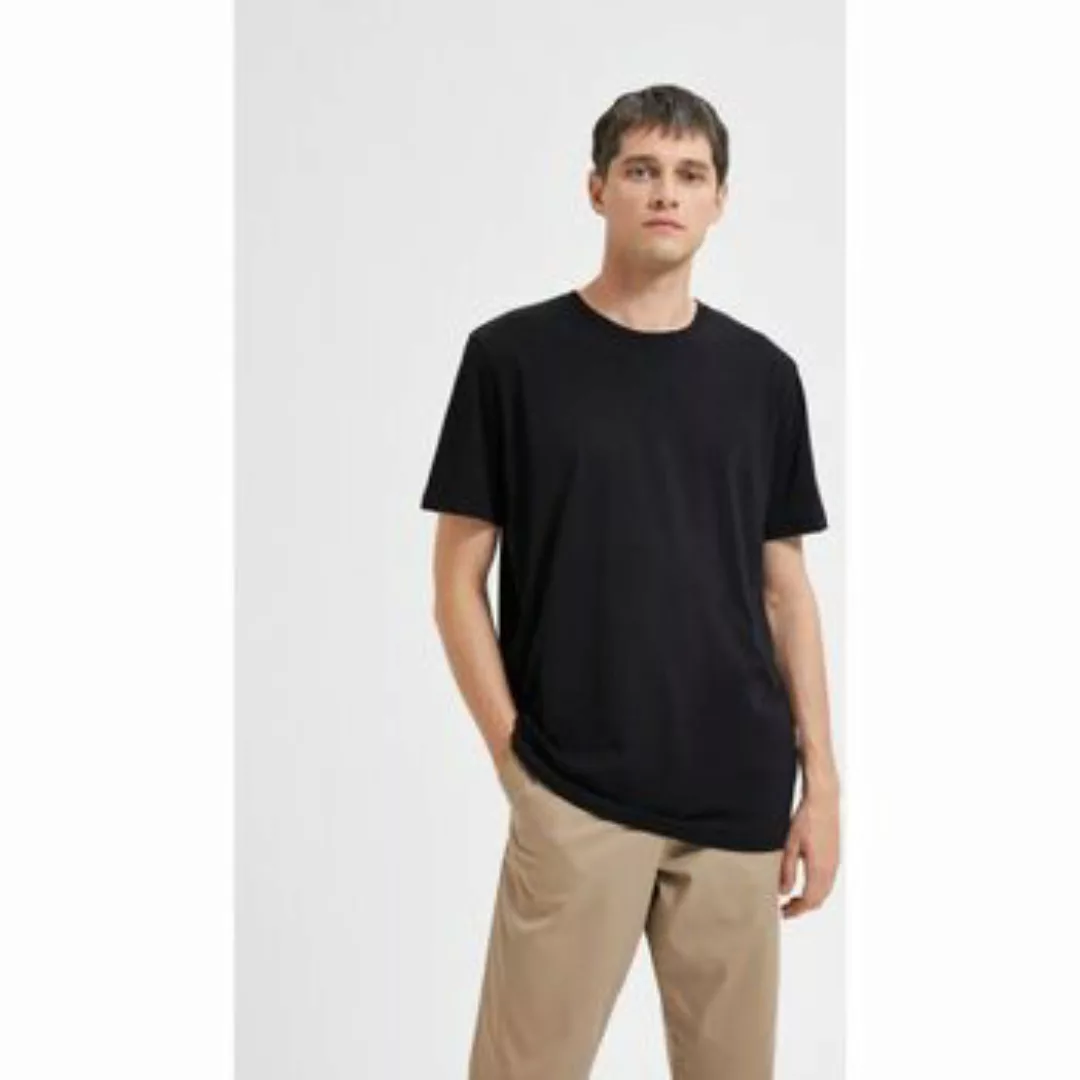 Selected Homme Herren Rundhals T-Shirt SLHASPEN - Regular Fit günstig online kaufen