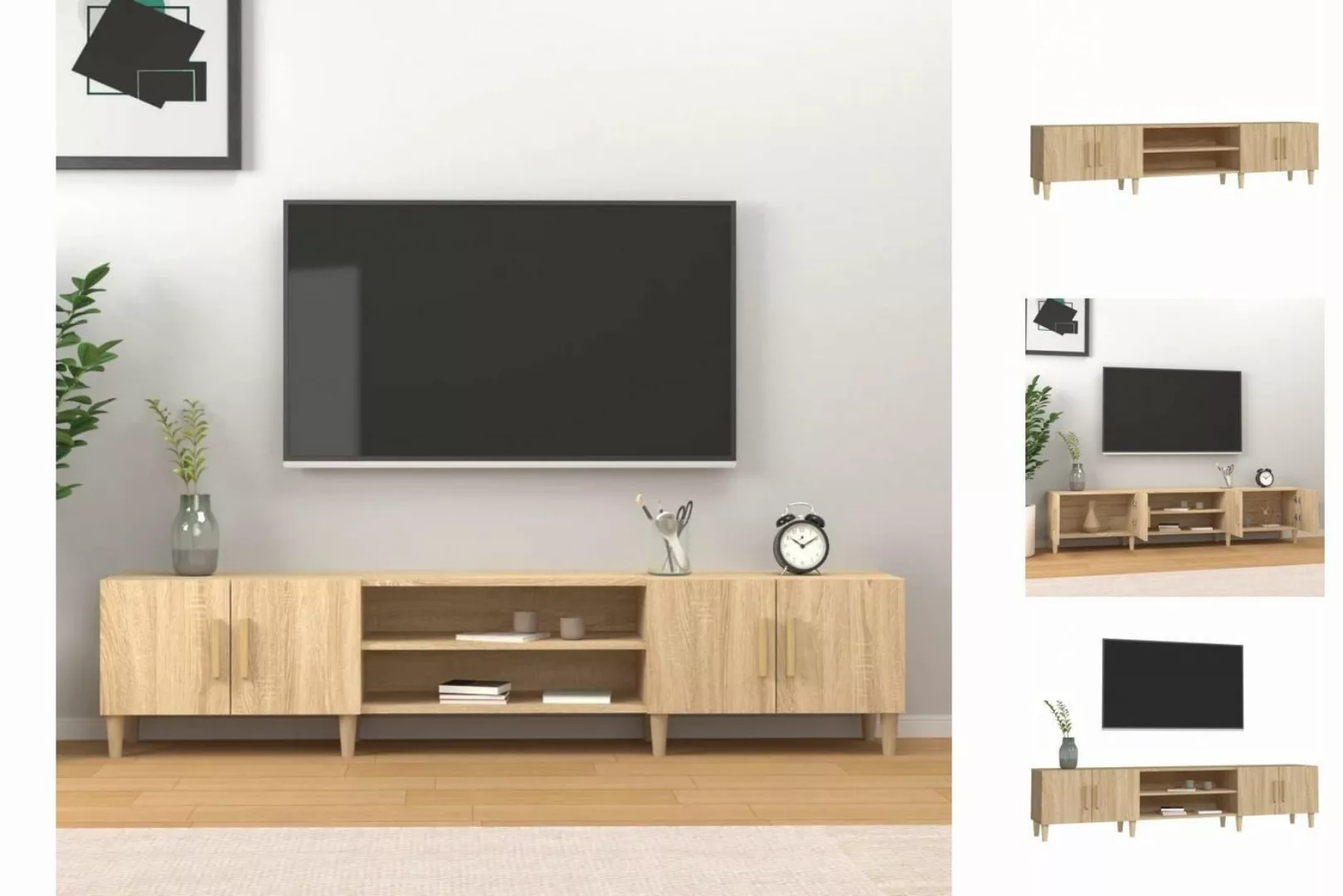 Vidaxl Tv-schrank Sonoma-eiche 180x31,5x40 Cm Holzwerkstoff günstig online kaufen