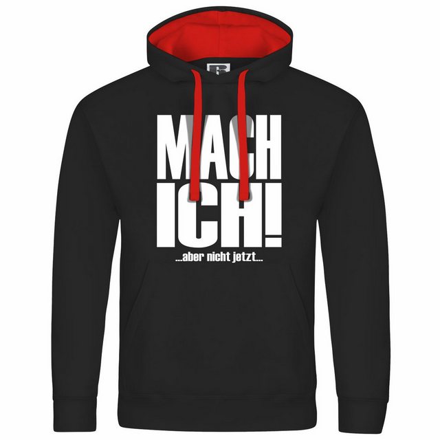 deinshirt Kapuzenpullover Herren Kapuzenpullover Mach ich aber nicht jetzt günstig online kaufen