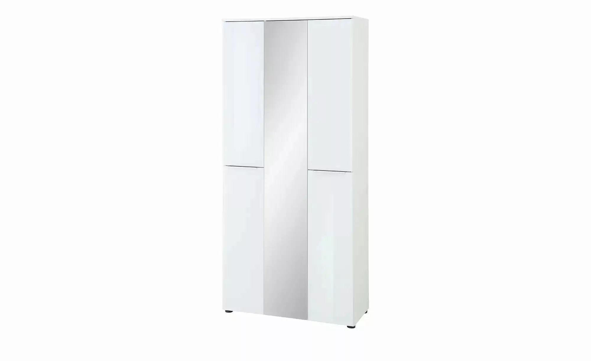 Garderobenschrank  Vitreo Neo ¦ weiß ¦ Maße (cm): B: 90 H: 196 T: 41 Schrän günstig online kaufen