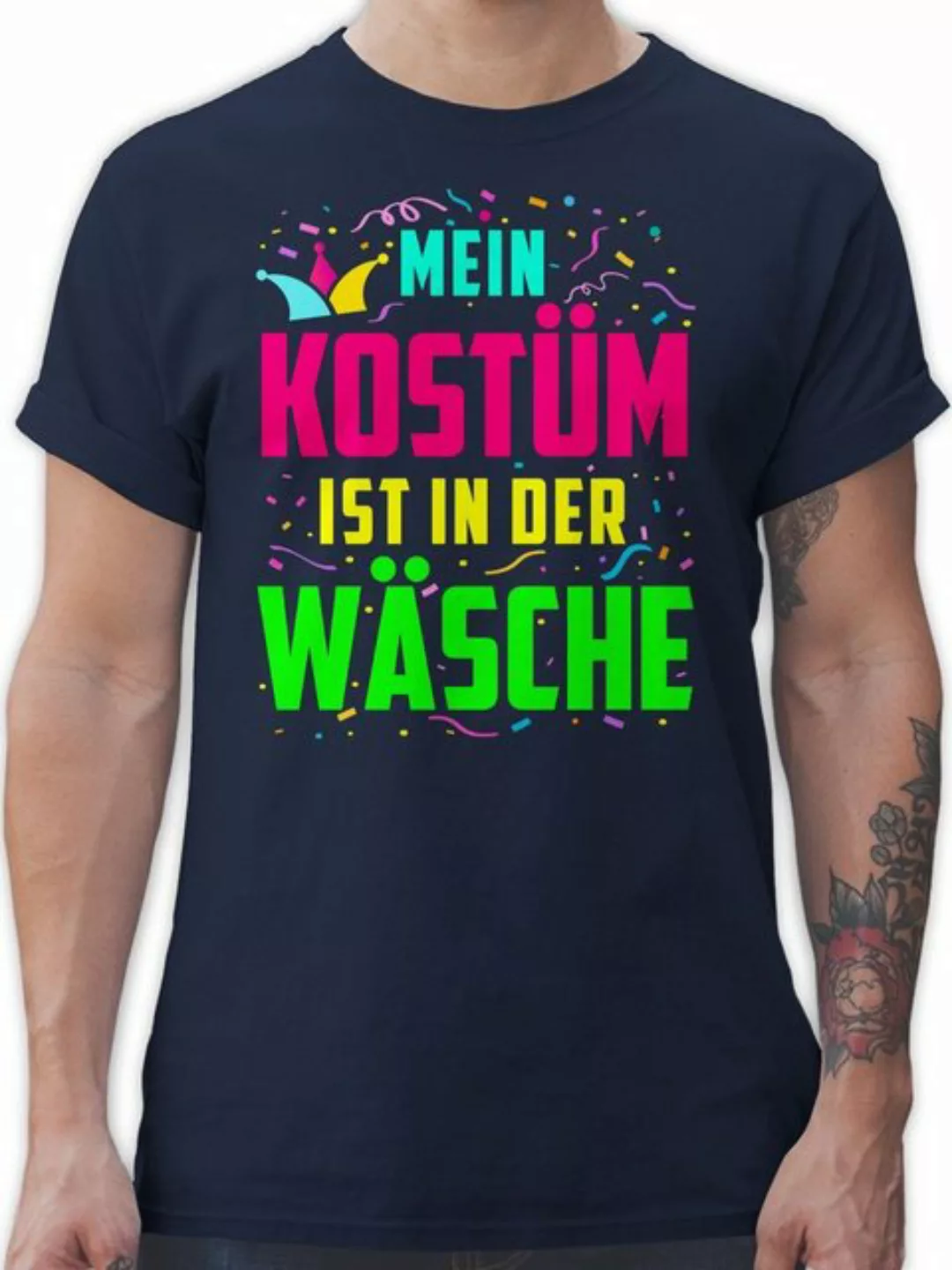 Shirtracer T-Shirt Mein zu Kostüm ist in der Wäsche Karneval & Fasching günstig online kaufen