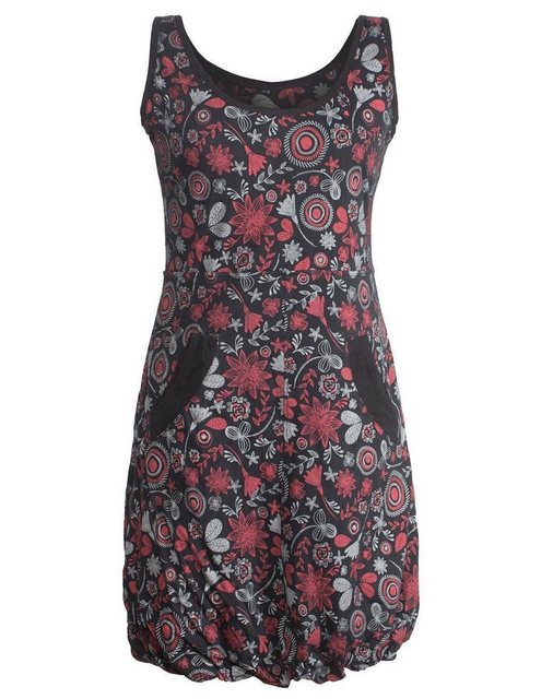 Vishes Sommerkleid Ärmelloses Blumen bedrucktes Ballonkleid m.Taschen Goa, günstig online kaufen