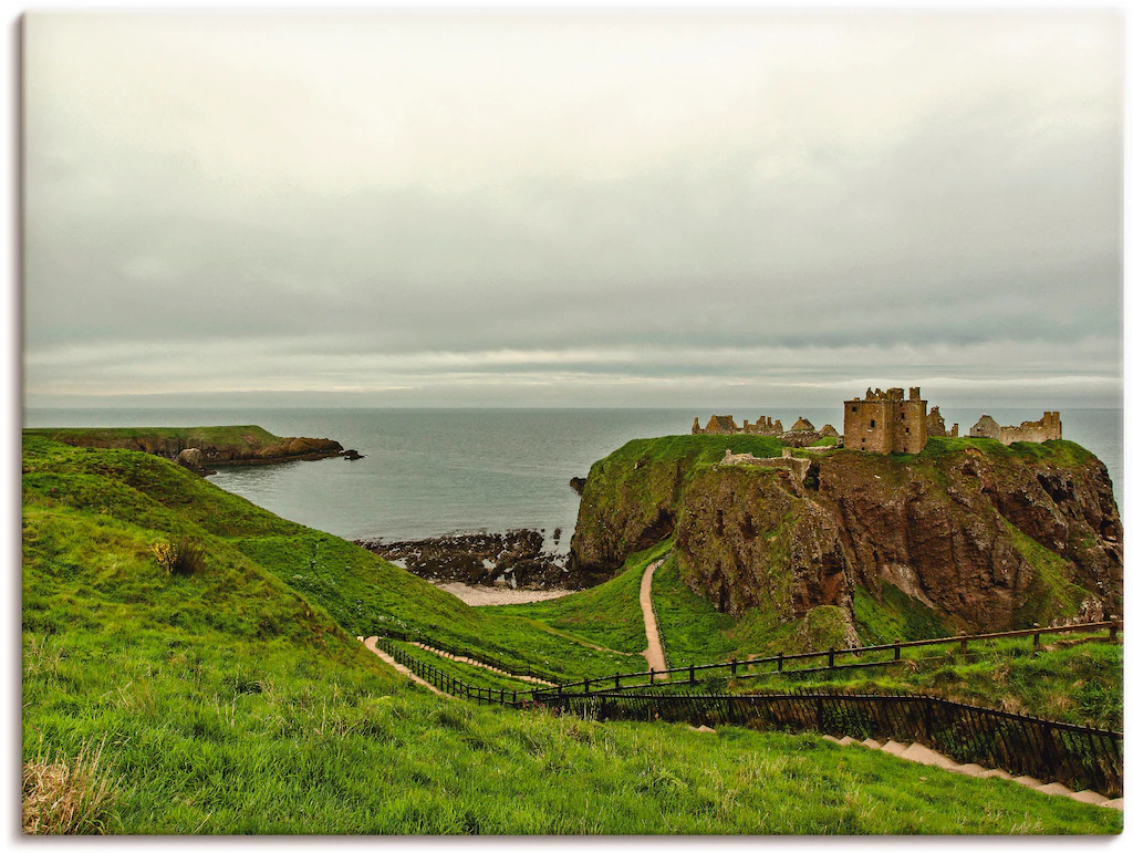 Artland Leinwandbild »Historisches Schottland«, Europa, (1 St.), auf Keilra günstig online kaufen