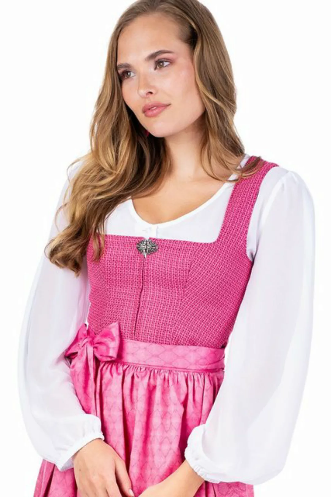 MarJo Dirndl Midi Dirndl 2tlg. - NERSINGEN - fuchsia günstig online kaufen