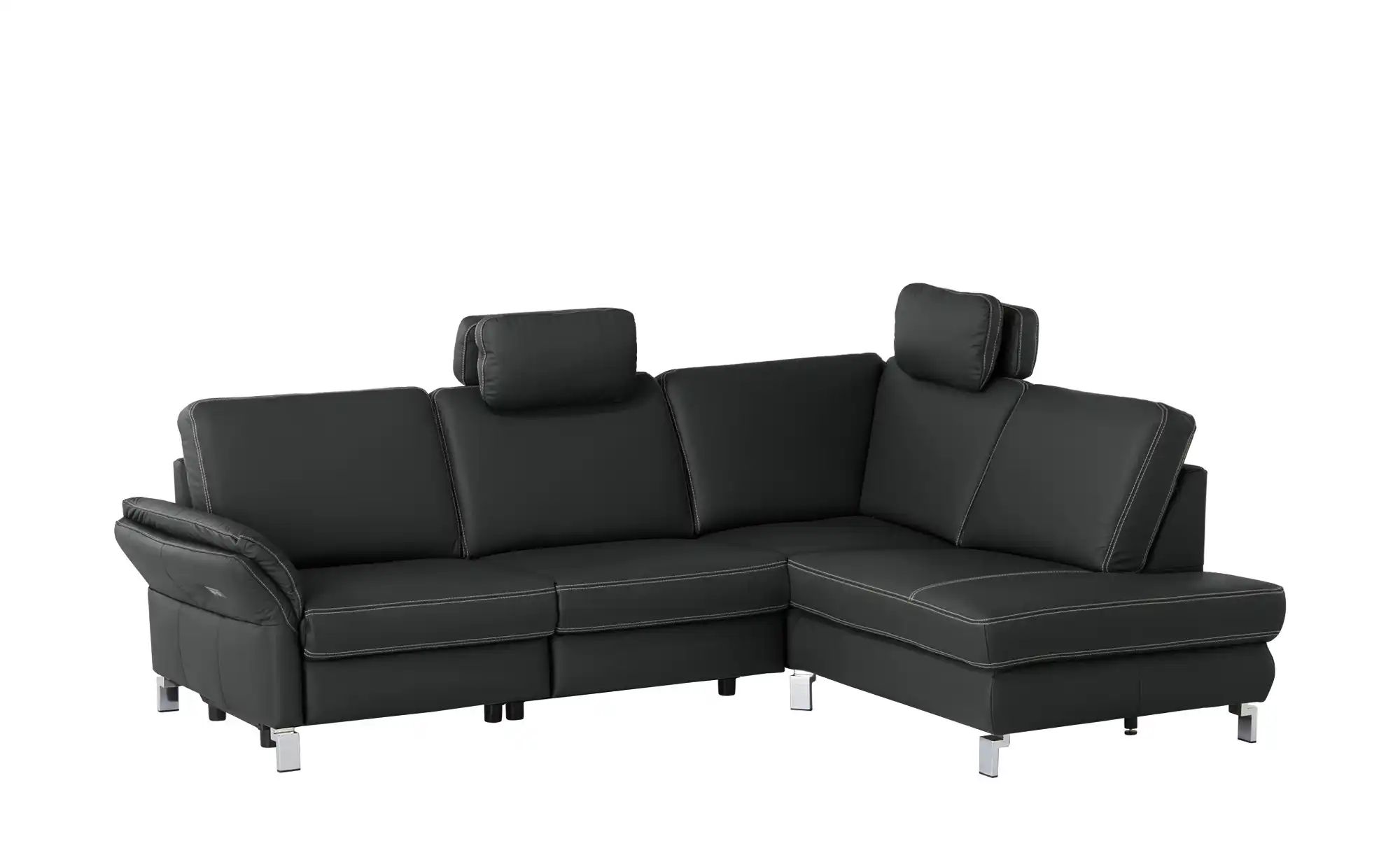 medium Ecksofa  Medium Plus ¦ schwarz ¦ Maße (cm): B: 265 H: 89 T: 200 Pols günstig online kaufen