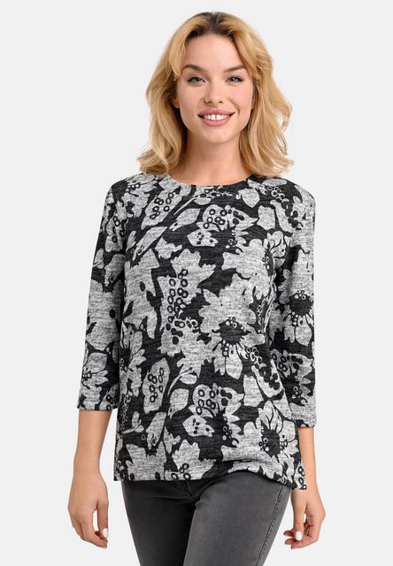 BICALLA T-Shirt Shirt Soft Flowers - 06/silver-mel. (1-tlg) günstig online kaufen