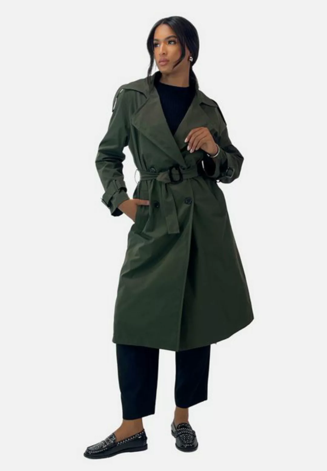 Elara Trenchcoat Elara Damen Trenchcoat (1-tlg) günstig online kaufen